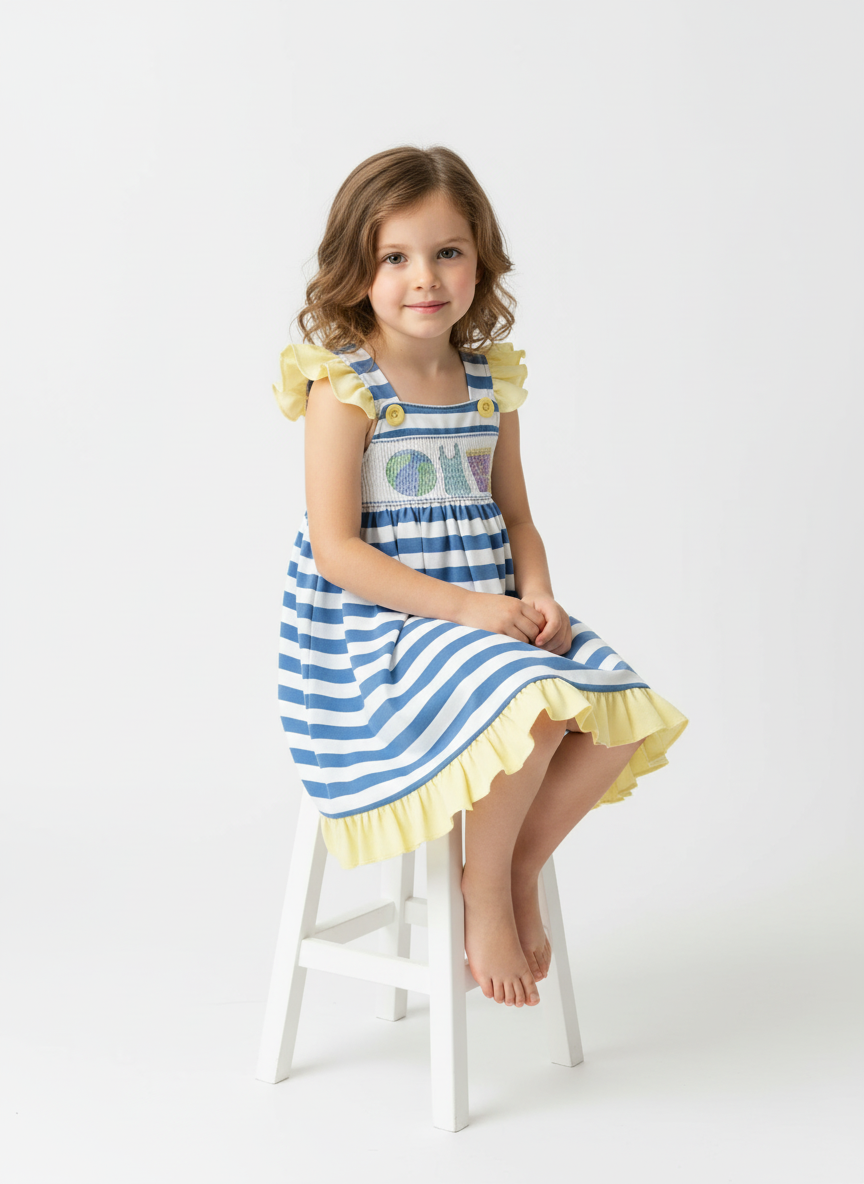 Beach ball seaside dress