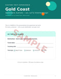 The Golden Itinerary ✈️