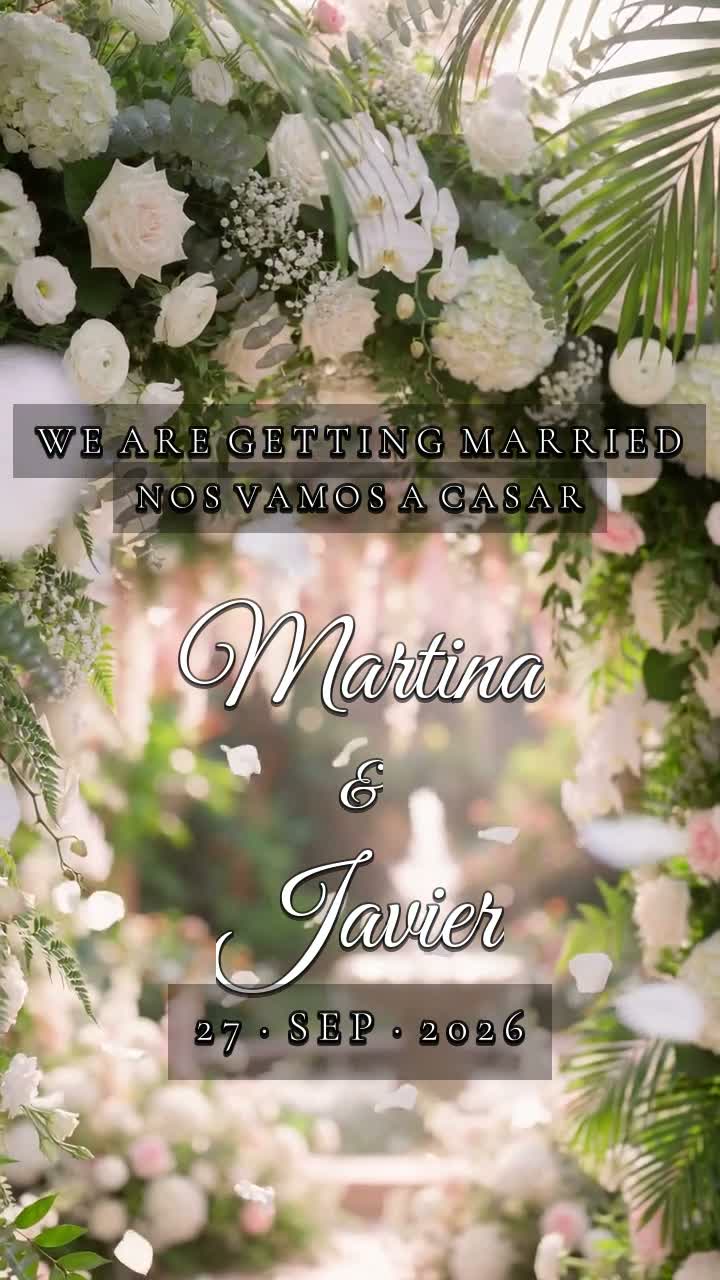 The Golden Digital Invitation — Wedding Edition